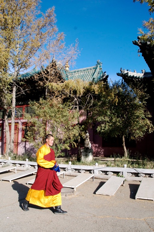 Monk at Gandan Monastery